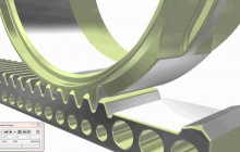 Rack and Pinion in mesh