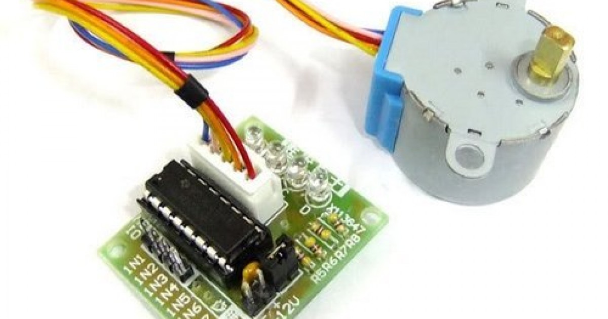 28BYJ-48 Stepper Motor and ULN2003A Stepper Motor Controller