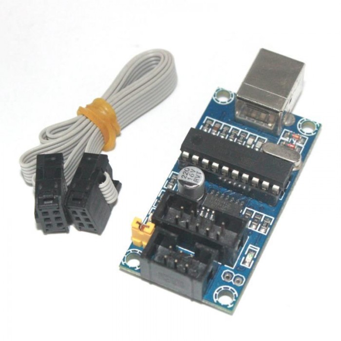 USBTiny AVR USB TINY ISP Programmer Bootloader with Cable 