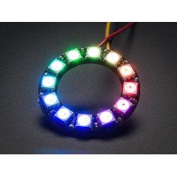 NeoPixel Ring - 12 x 5050 RGB LED with Integrated Drivers