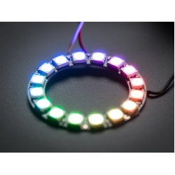 NeoPixel Ring - 16 x 5050 RGB LED with Integrated Drivers