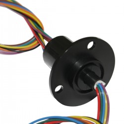 8 Wires Slip Ring With Flange - SRC-22-0805A