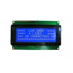 4X20 LCD Module - Blue