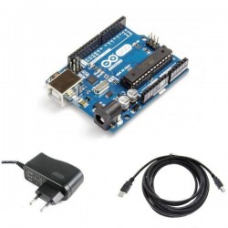 Arduino UNO R3 Kombo Kit (Adaptor + USB Cable)