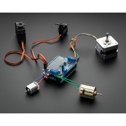 Adafruit MOTOR SHIELD KIT (DC Motor-Stepper-Servo) for Arduino v2.0
