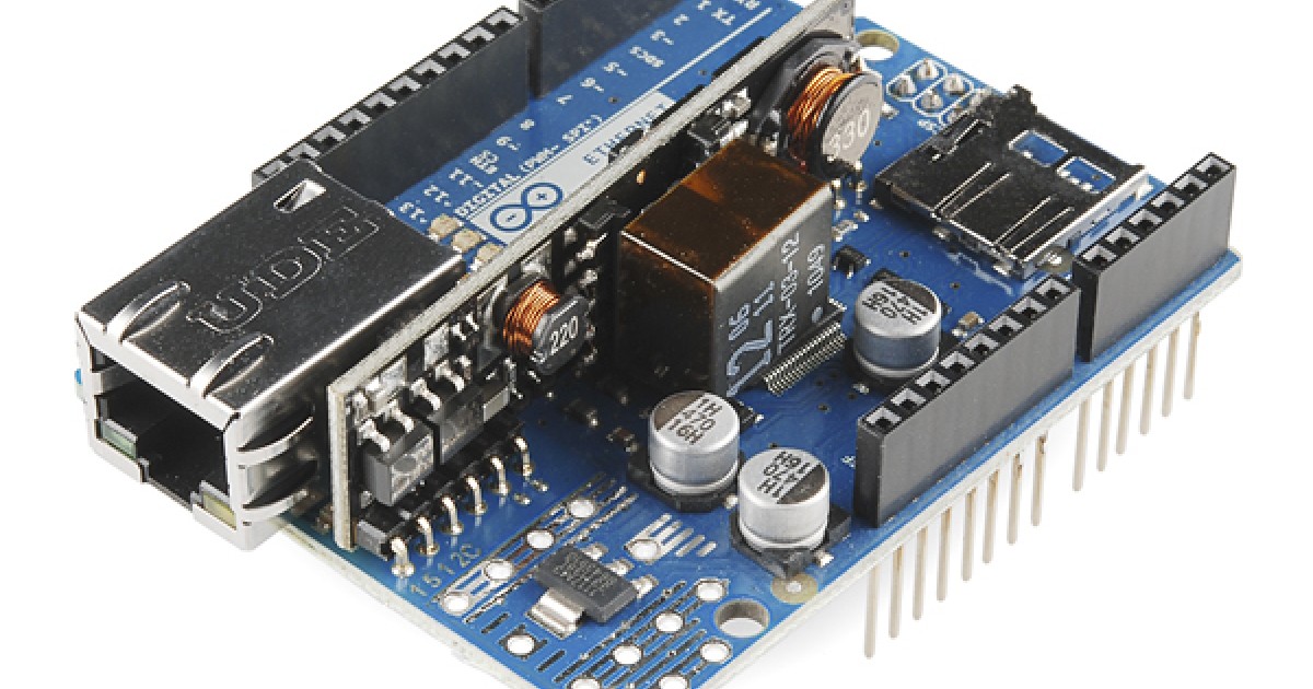 Arduino Ethernet Shield with PoE Module R3