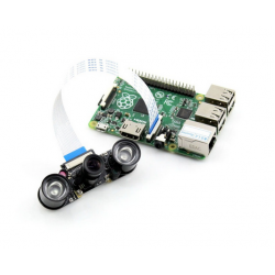 Raspberry Pi Gece Görüşlü Kamera + Kızılötesi Led - Model A+/B/B+/2 ile uyumlu