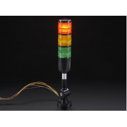 Tower Light - Red Yellow Green Alert Light with Buzzer - 12VDC