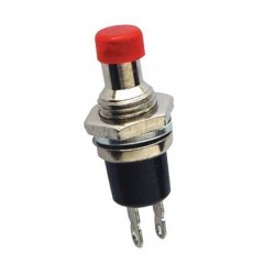 IC177 Red Metal Push Button