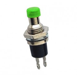 IC177 Green Metal Push Button