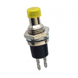 IC177 Yellow Metal Push Button