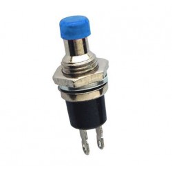 IC177 Blue Metal Push Button